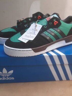 Adidas X Demon Slayer Rivalry Low 'Tanjiro'  (Core Black/Green) Mens Size 9
